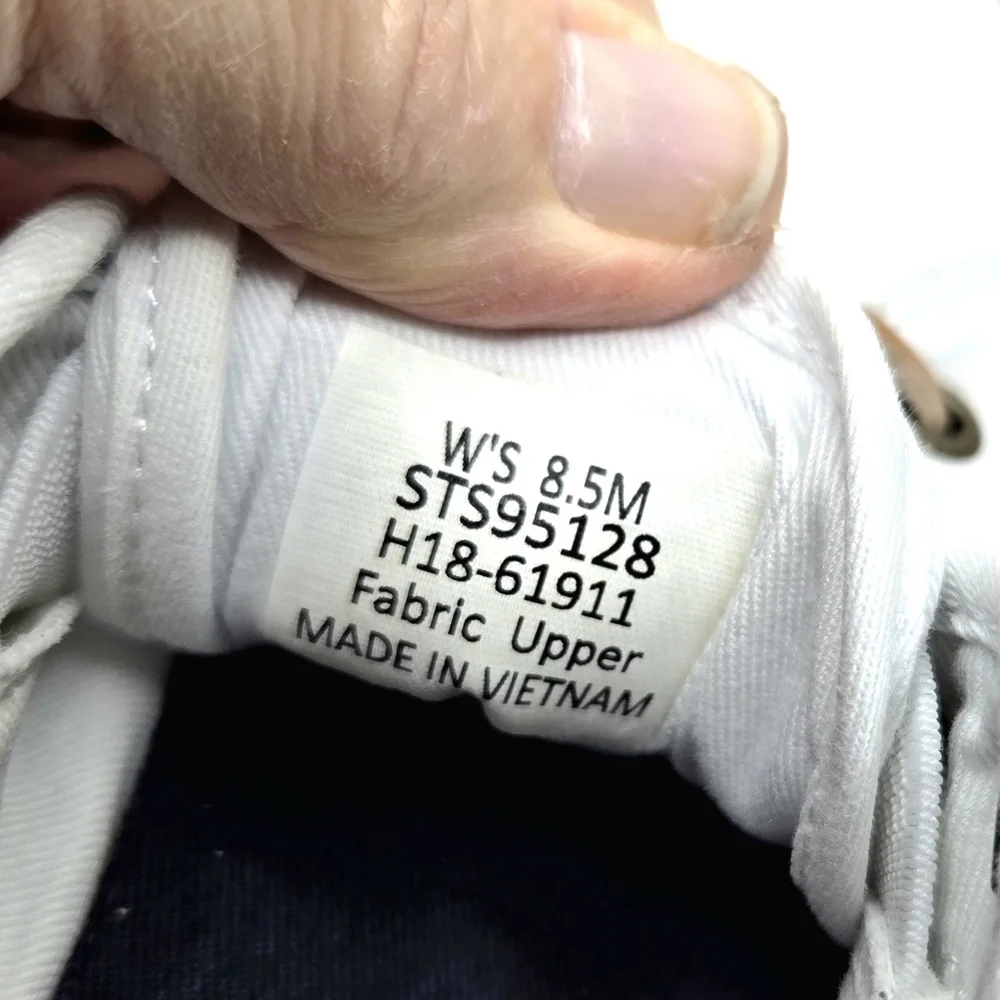 Sperry Top Sider Sneakers. White, 8.5 M - Picture 3 of 10